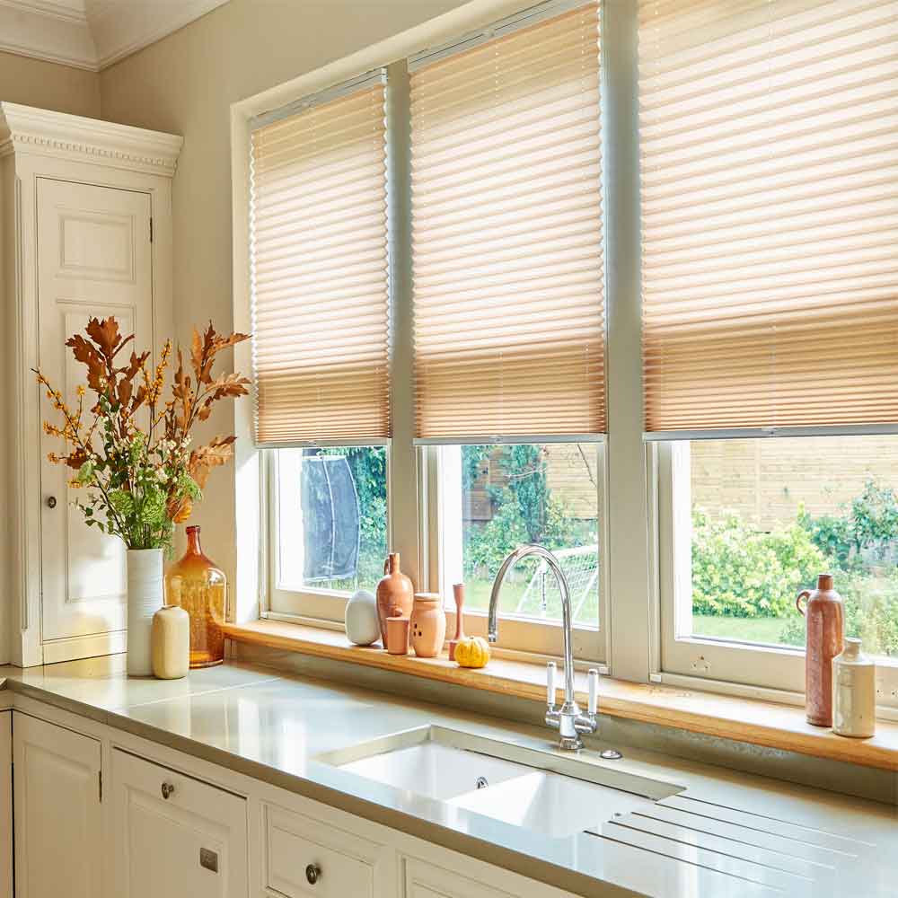 Pleated blinds in Wakefield
